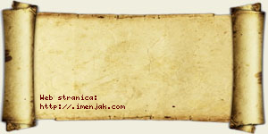 Isak Radoš vizit kartica